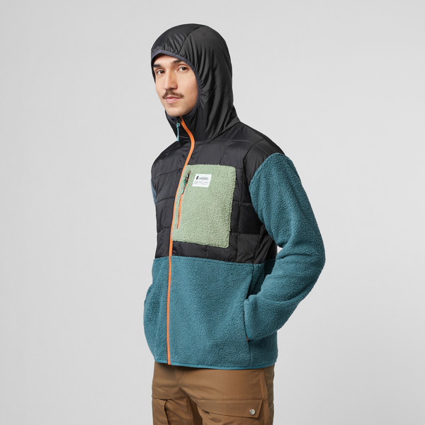 TRICO HYBRID HOODED JACKET Herren - Fleecejacke