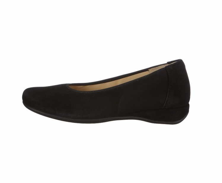 HASSIA Klassische Slipper schwarz Petra