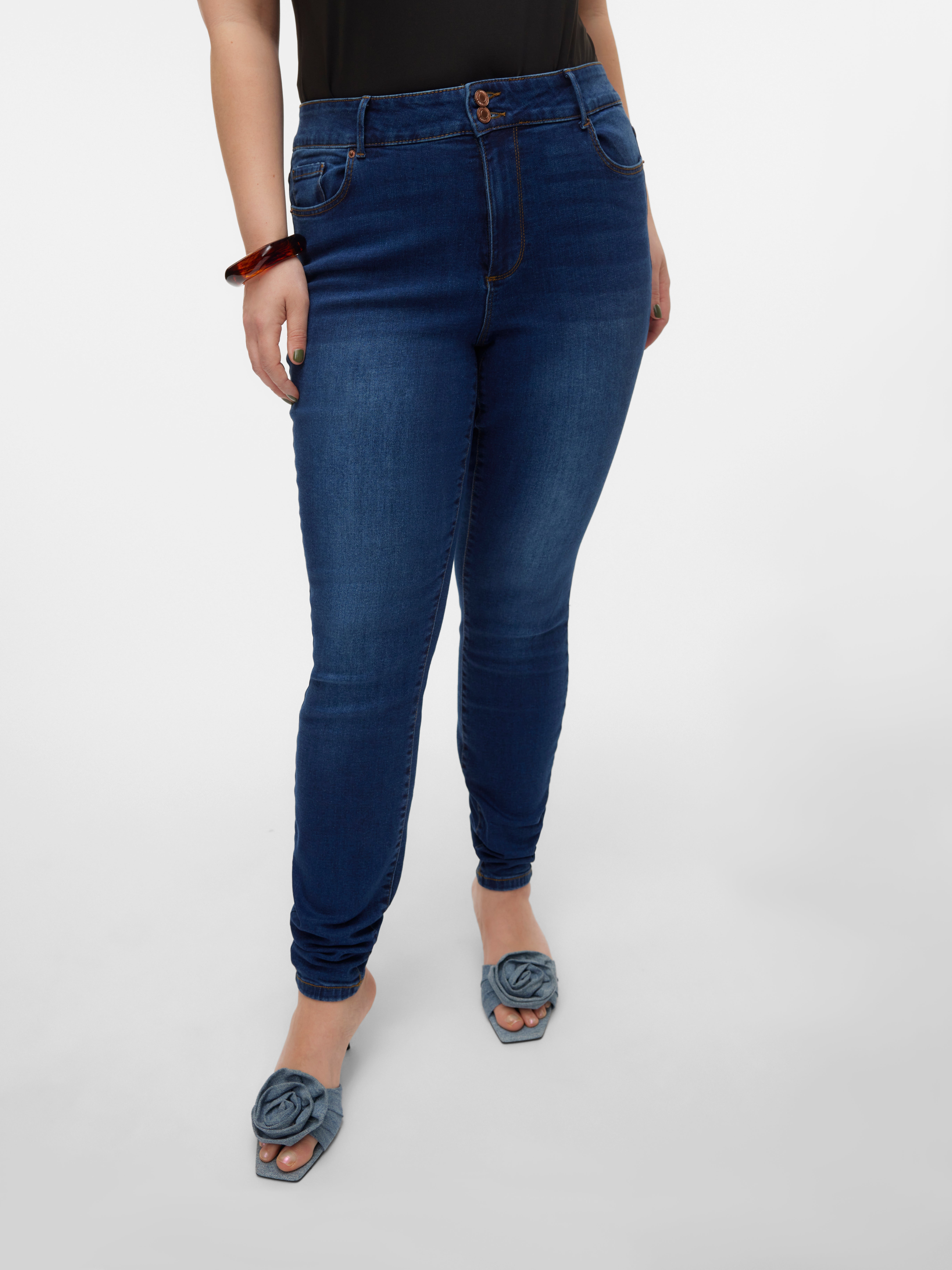 VMSOPHIA Hohe Taille Skinny Fit Jeans