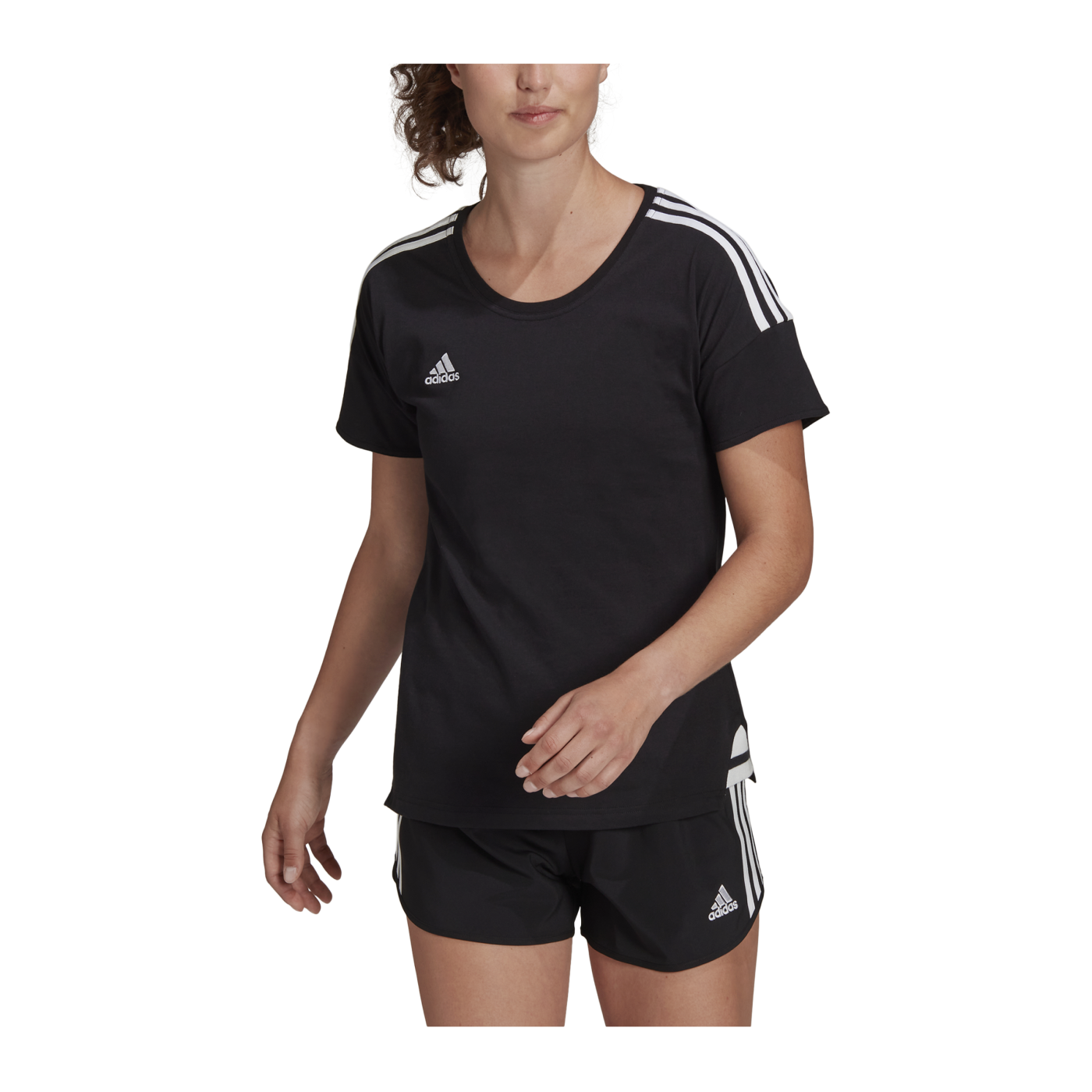 adidas Condivo 22 T-Shirt Damen Schwarz Weiss