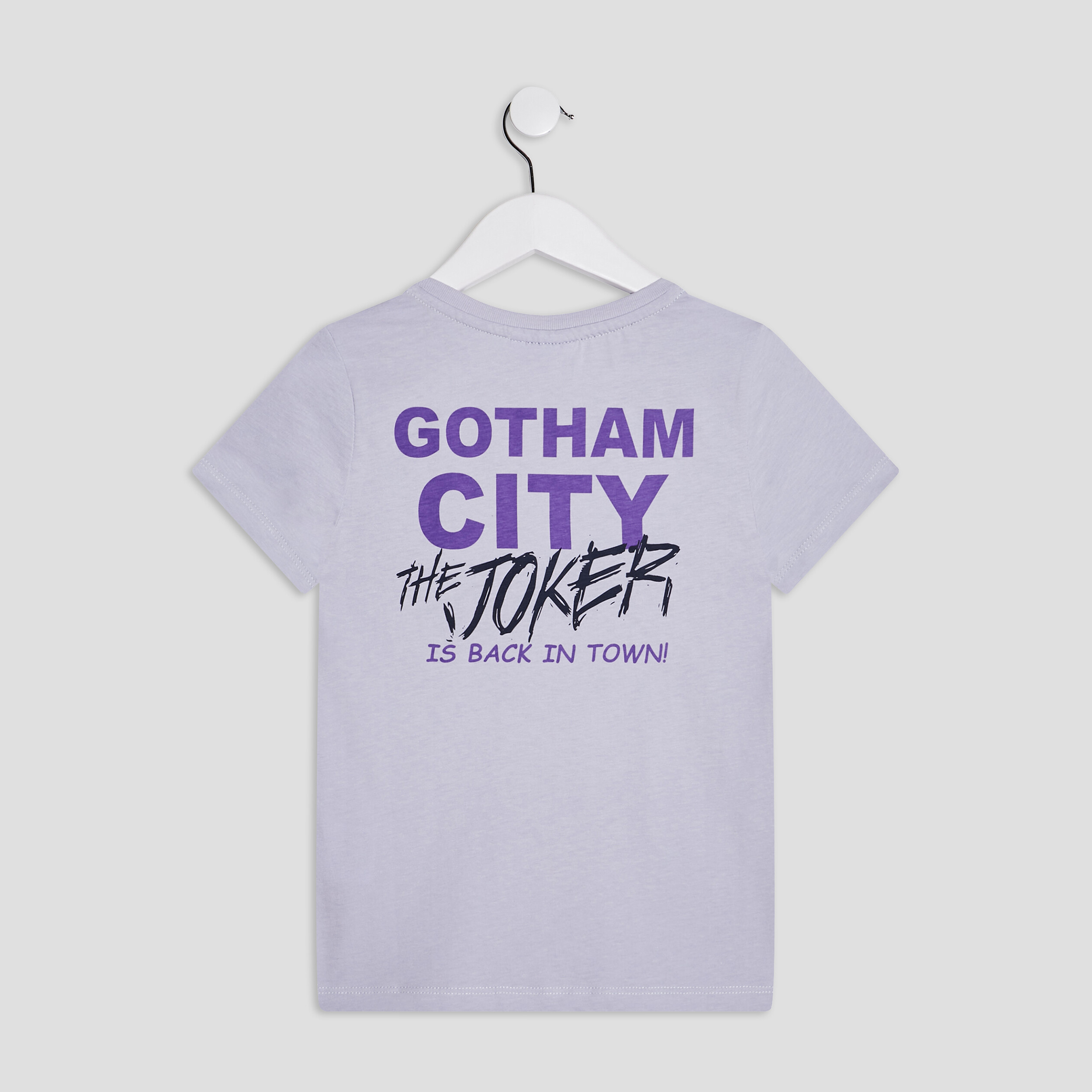 T-shirt manches courtes Batman parme garçon | La Halle