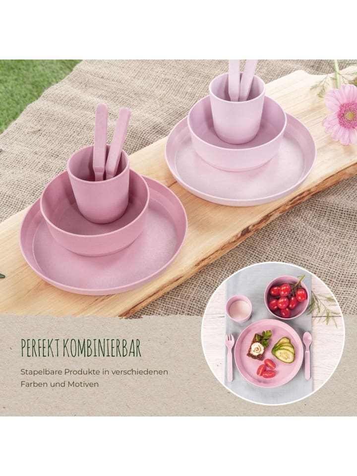 Reer Growing Teller 2er Set in Rosa ab 6 Monate günstig kaufen onesize