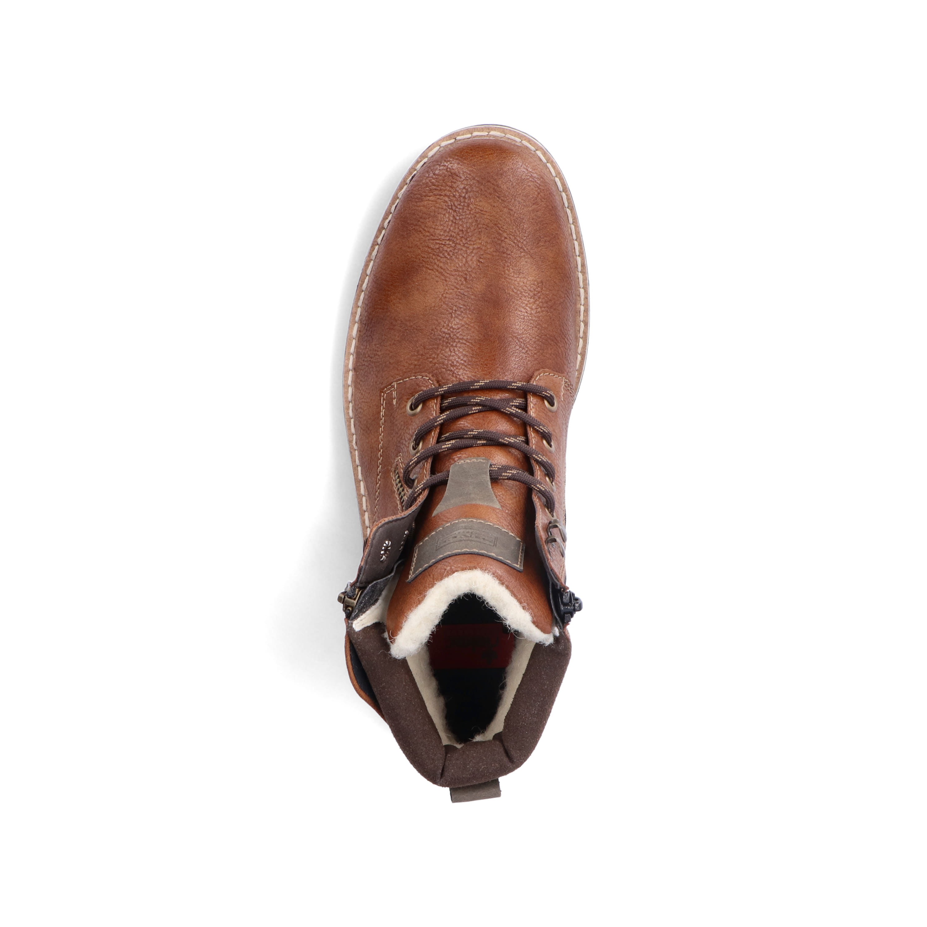 Rieker Herren Schnürstiefel karamellbraun