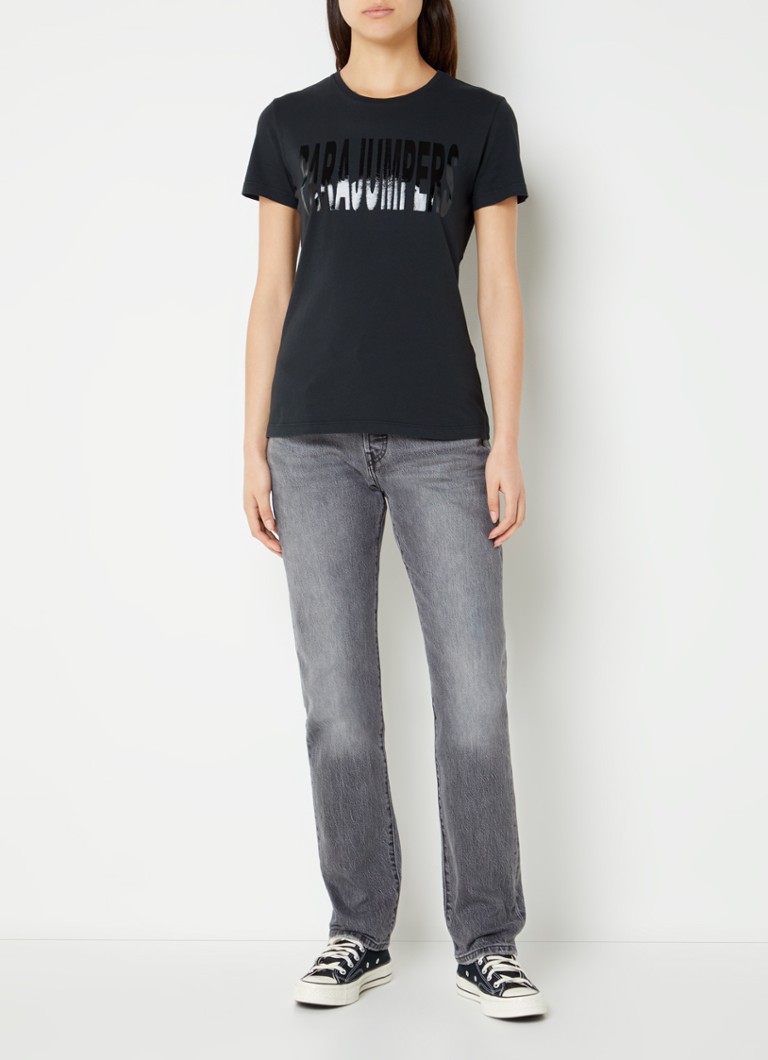 T-shirt Parajumpers Fede con logo stampato