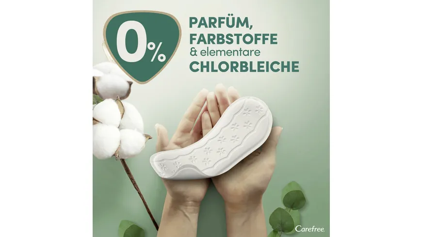 Carefree Slipeinlagen Organic Cotton Long