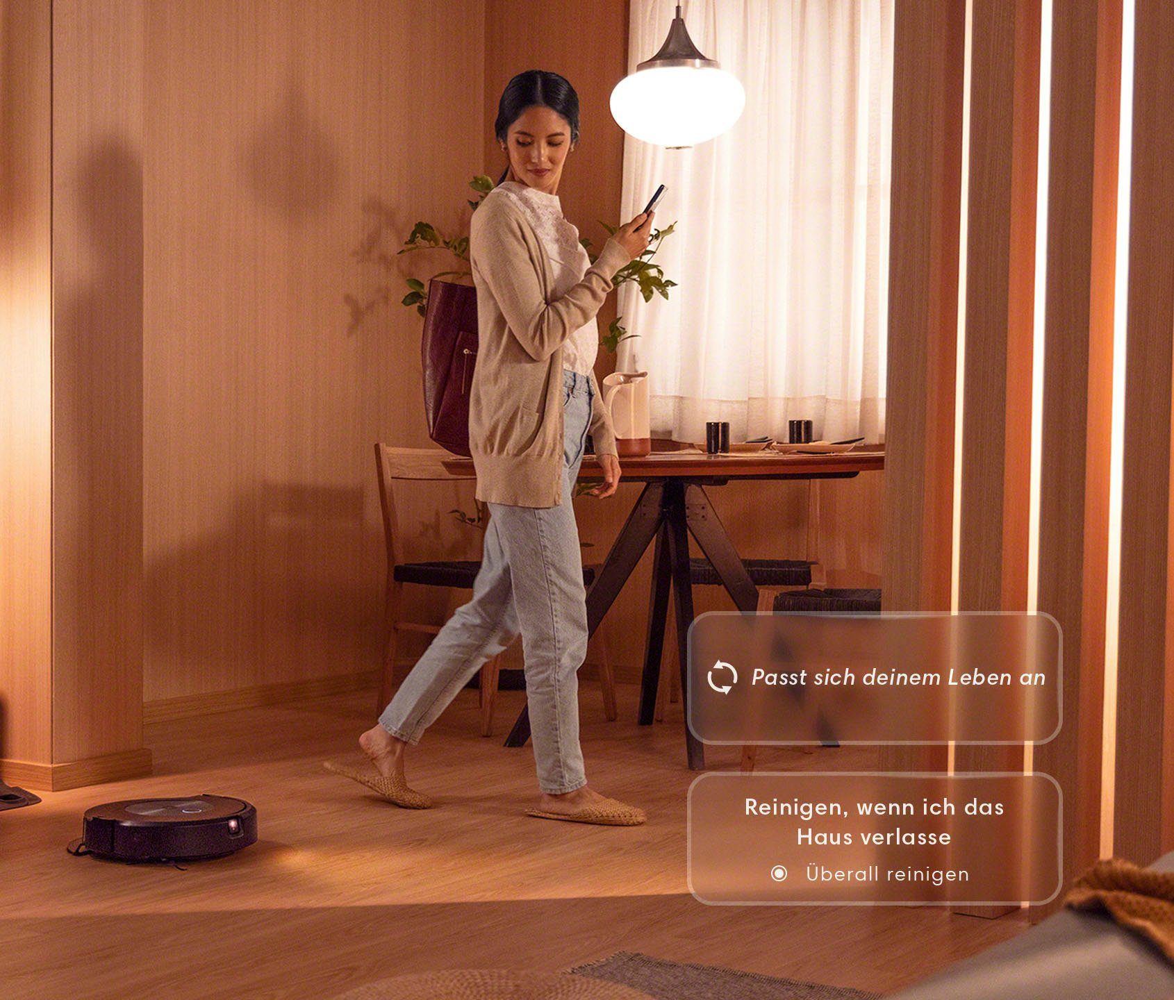 iRobot Saugroboter Roomba Combo j7+ (c755840) mit autom. Absaugstation, Saug- und Wischroboter