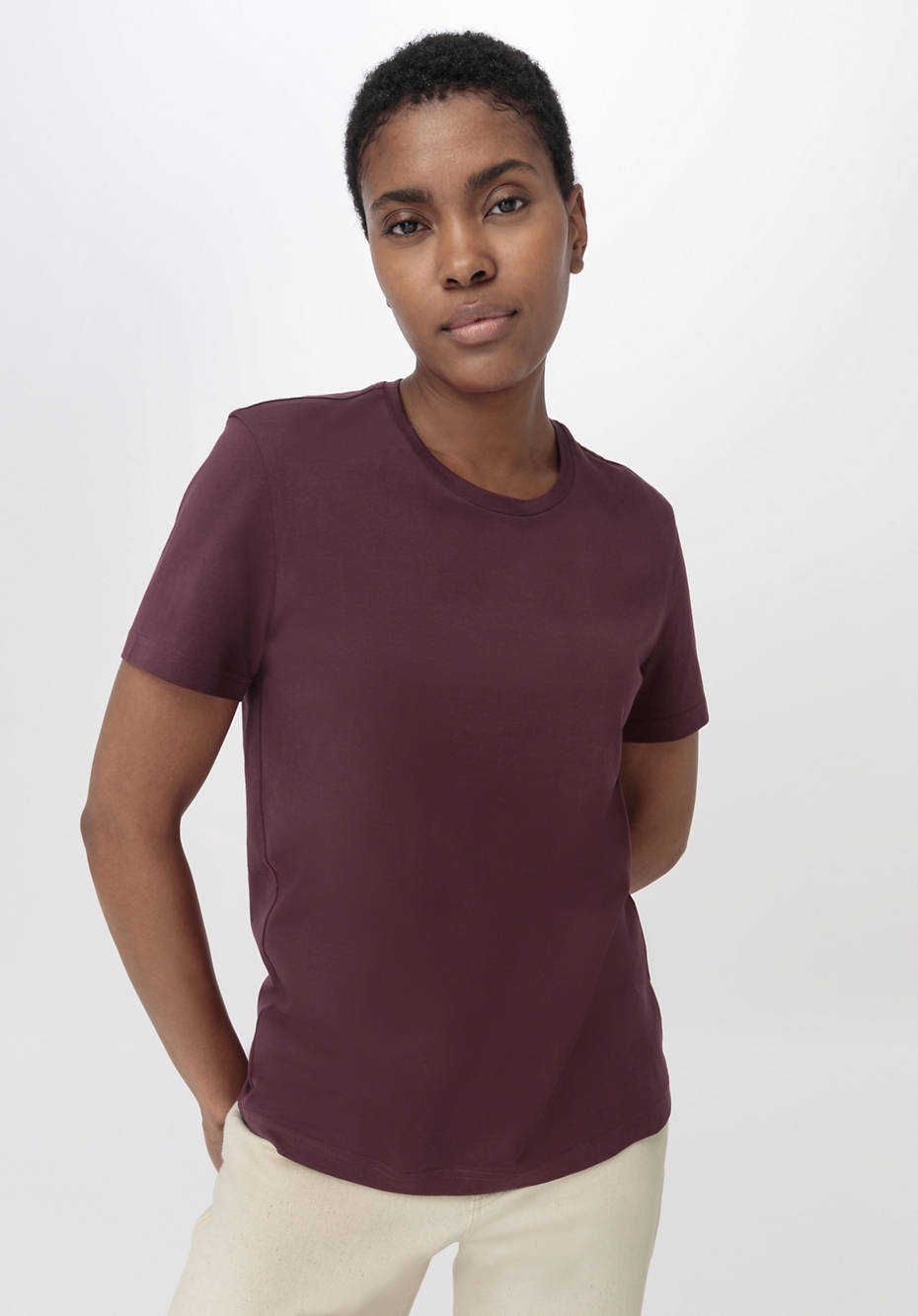 Kurzarm-Shirt aus reiner Bio-Baumwolle
