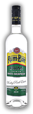Worthy Park Rum-Bar White Overproof 63% Worthy Park Rum-Bar White Overproof 63%  0,7	 Liter - Vol 63%