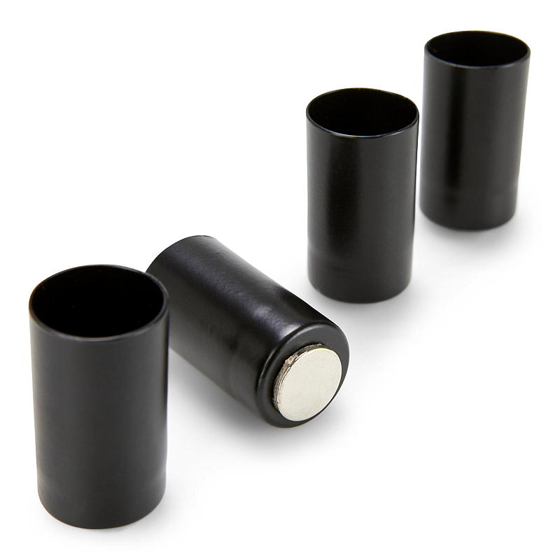Home Magnet lysholder 4-pk metall sort