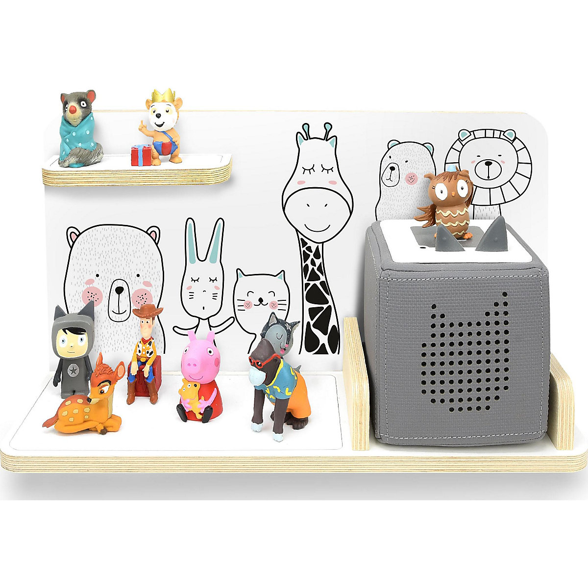 Regal für Musikbox Tiere, klein - geeignet für Toniebox