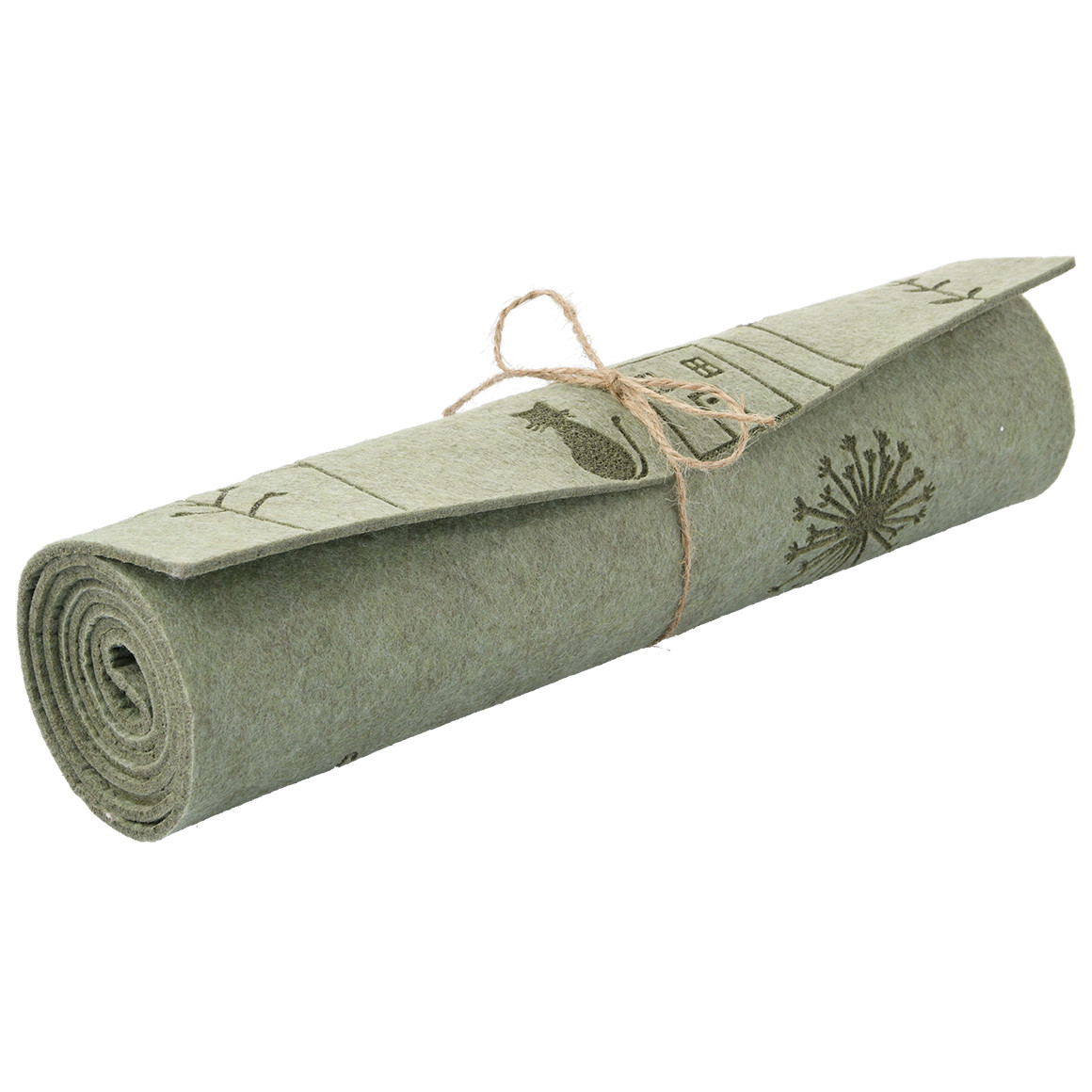 Tischläufer mit Ausbrenner-Muster