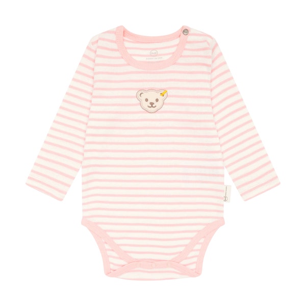 Body langarm GOTS, rosa