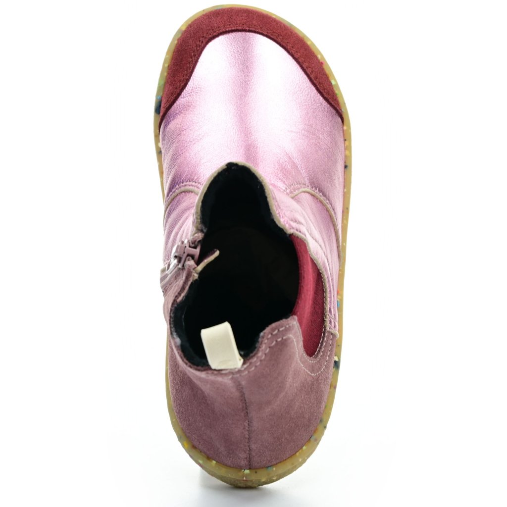 Groundies Charlie Pink Metallic Barfußschuhe
