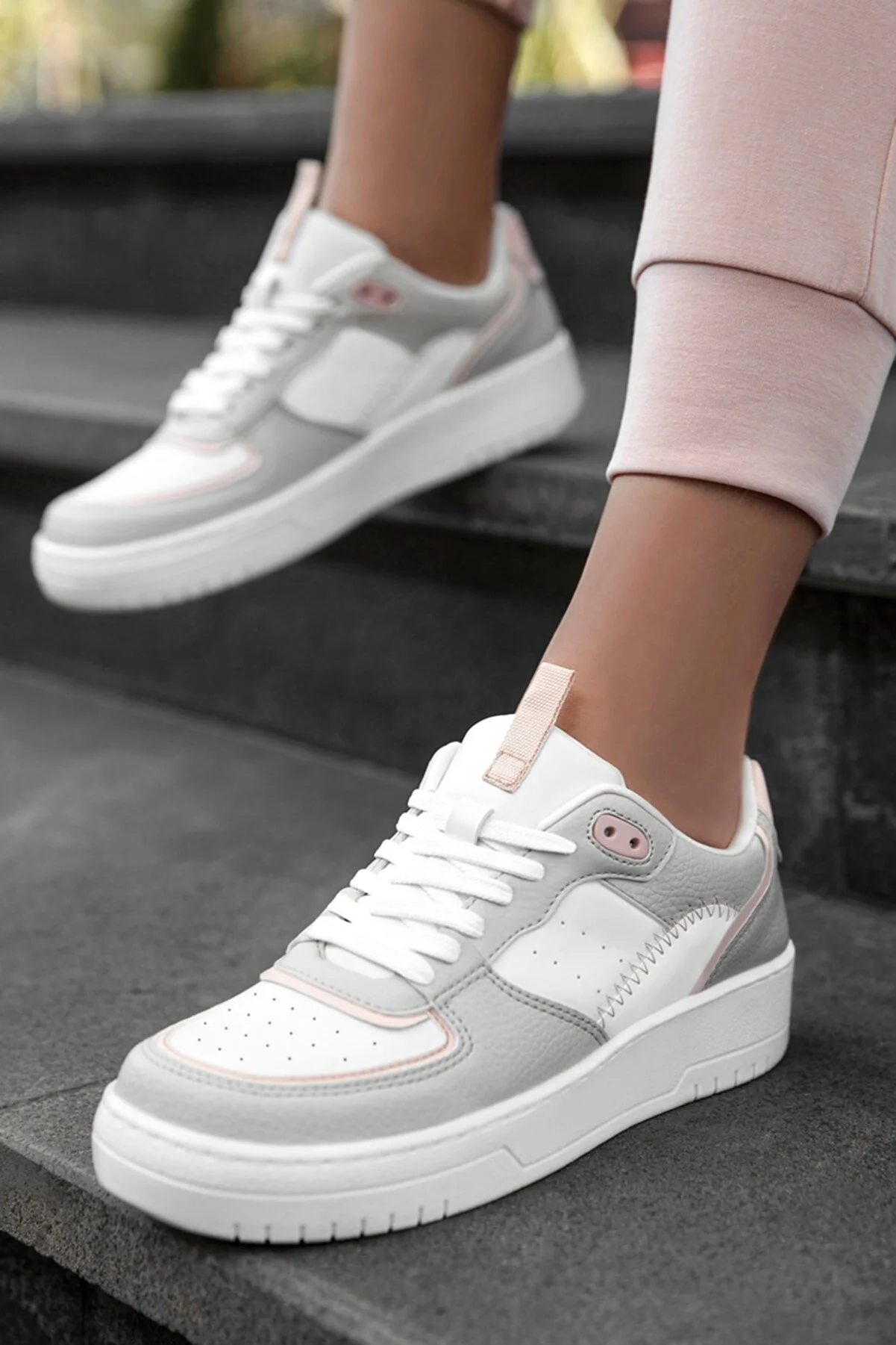 DARK SEER  Ds Alley White Powder Damen-Sneaker