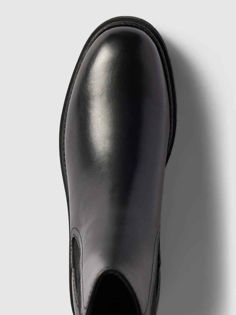 Chelsea Boots mit profilierter Sohle Modell 'Chelsea Essential' in schwarz