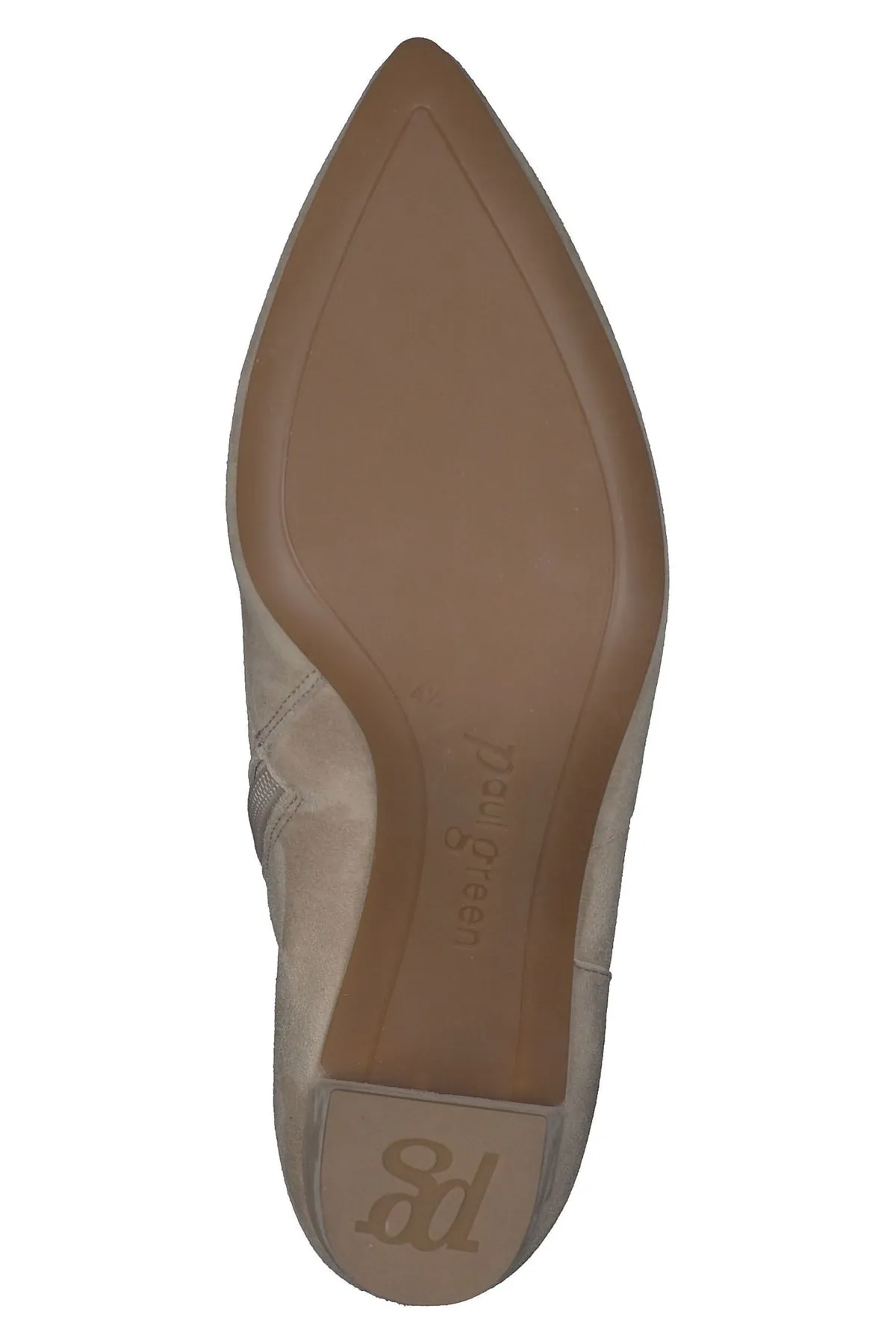 Paul Green  Stiefelette - Beige - Blockabsatz