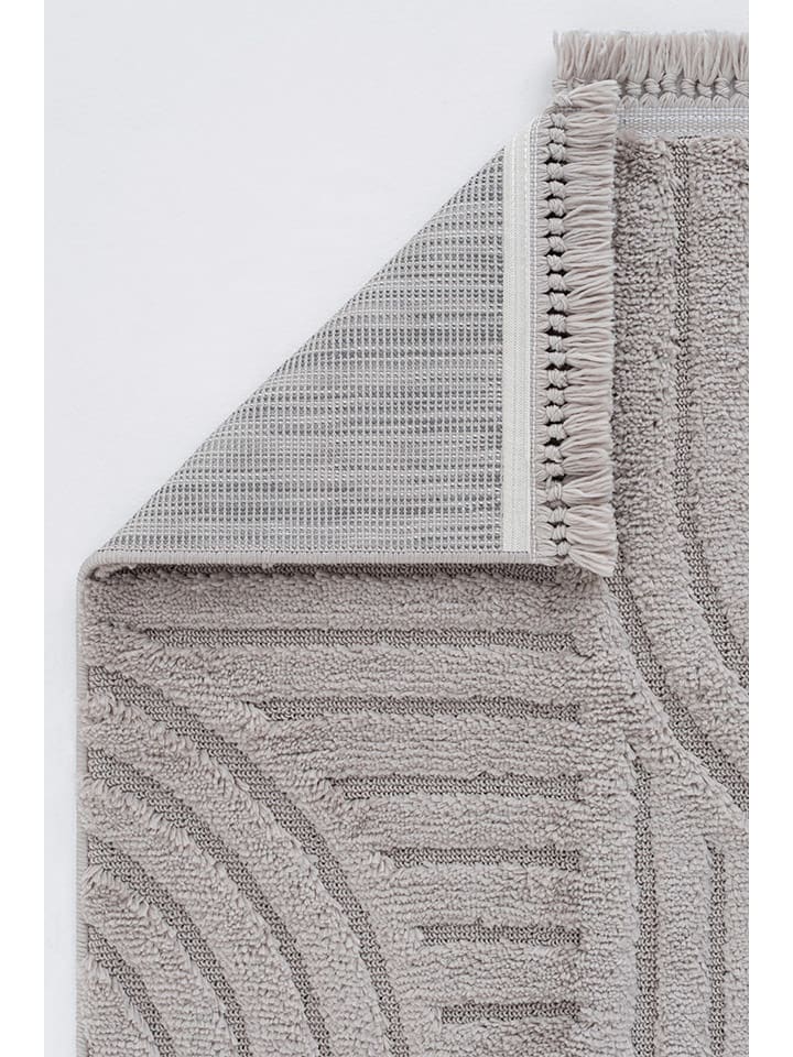 ABERTO DESIGN Kurzflor-Teppich in Hellbraun - (L)150 x (B)80 cm günstig kaufen