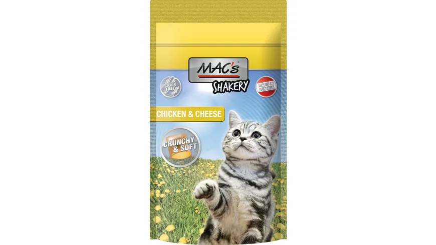 MAC's CAT Katzensnack Shakery Chicken & Cheese 60 g