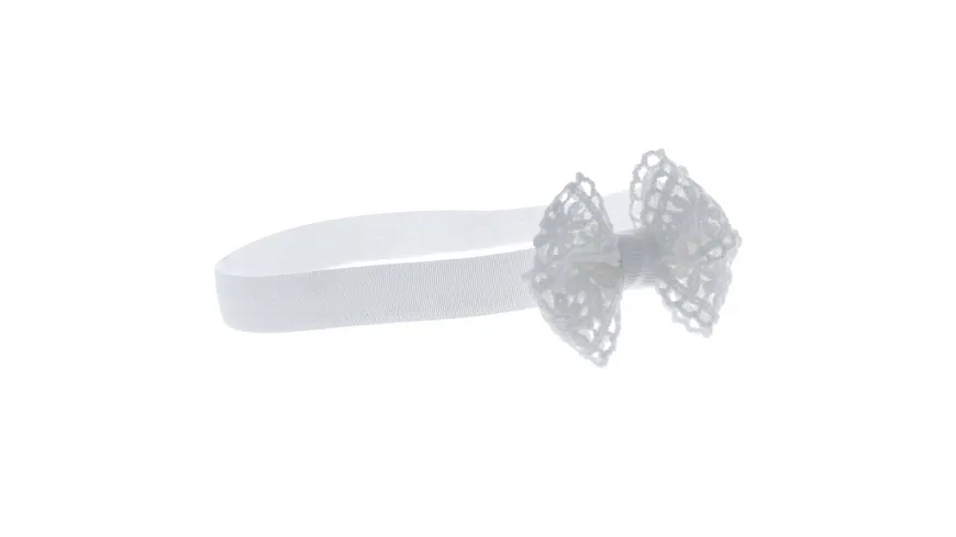 PARSA Beauty Baby Haarband Spitze Weiß