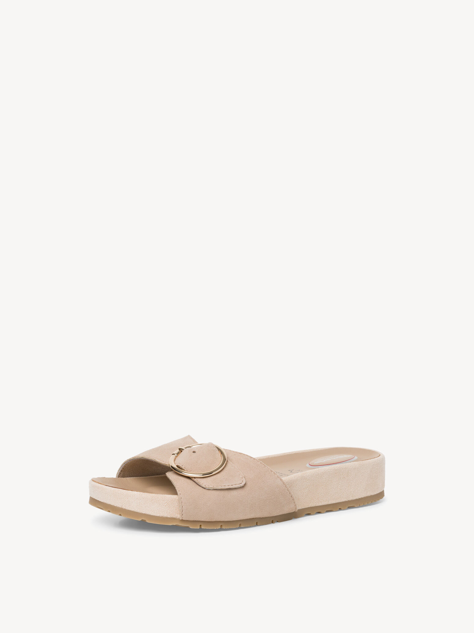 Mule en cuir - beige