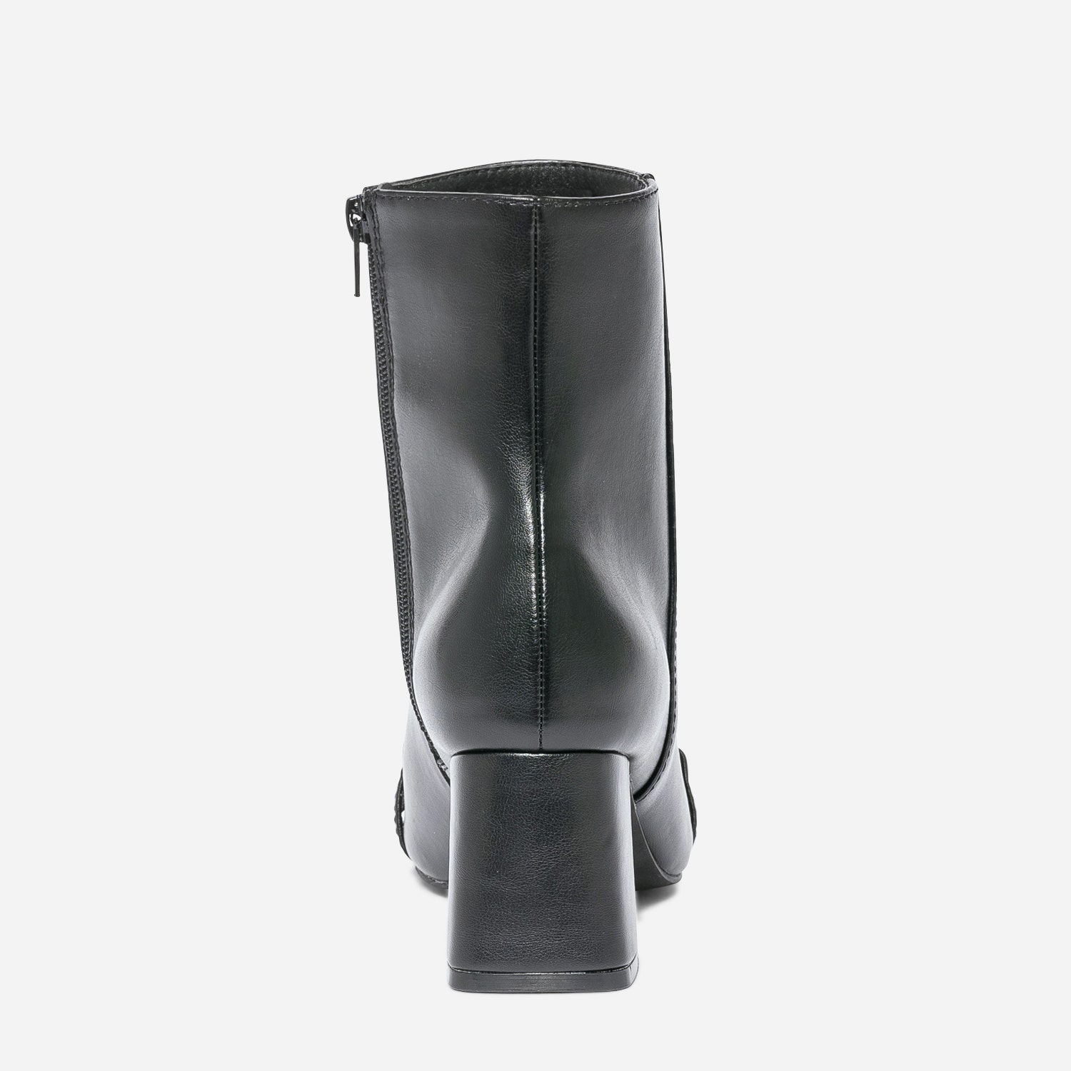 Boots noir avec chaînette métal