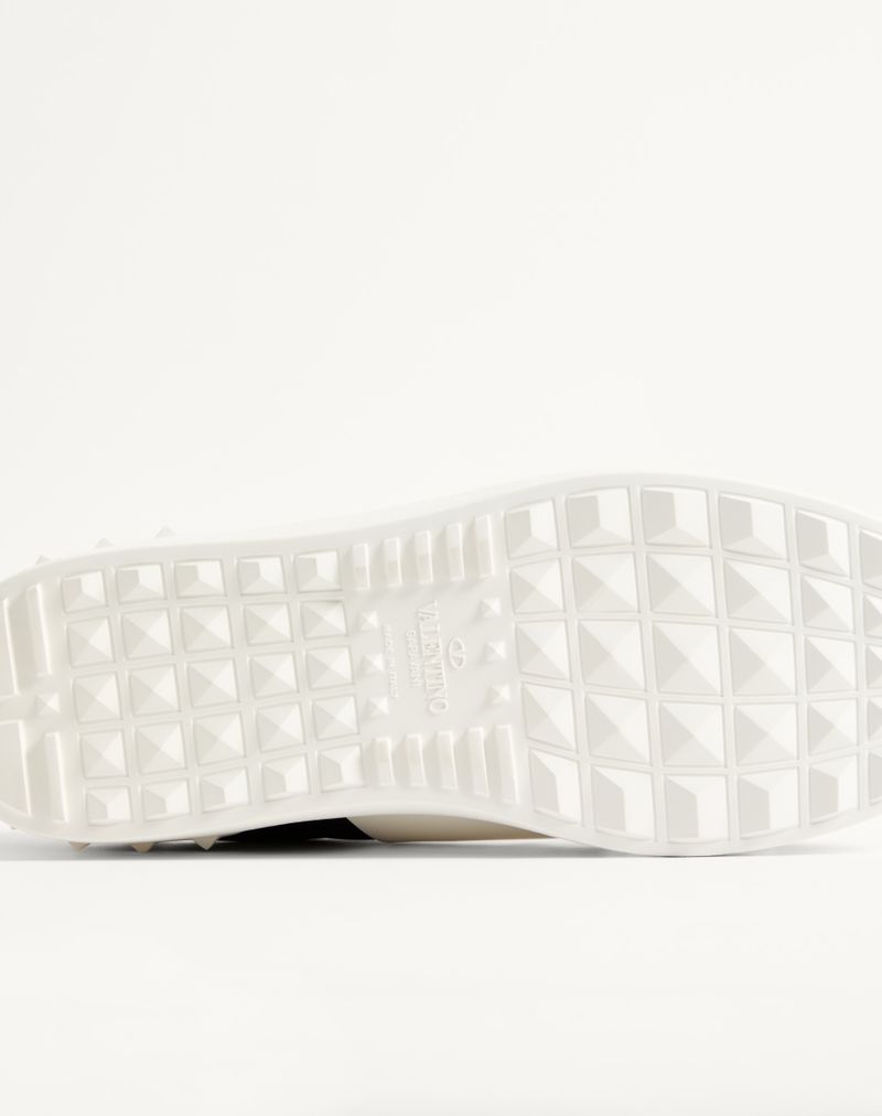 Baskets ouvertes en cuir de veau
