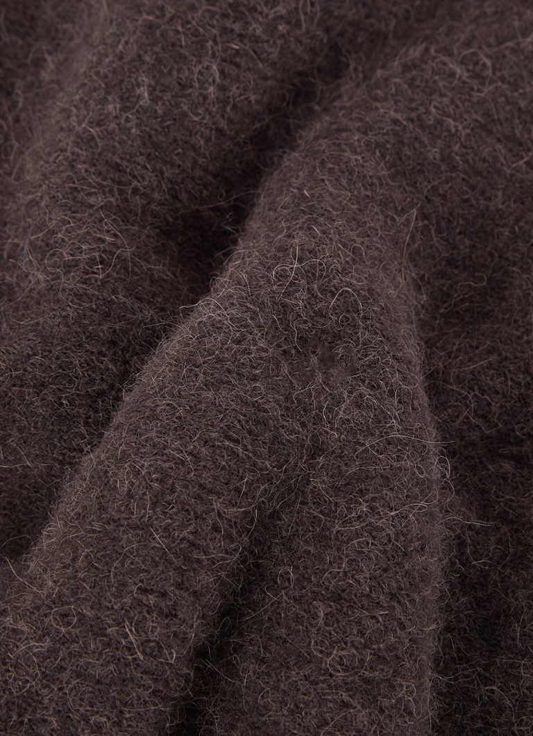 Eșarfă SAMSØE din amestec de lână Nor alpaca, 190 x 35 cm
