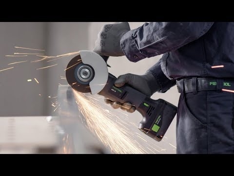 Festool 576825 AGC 18-125 Li EB-Basic Polizor unghiular fără fir 18V fără baterii și încărcător