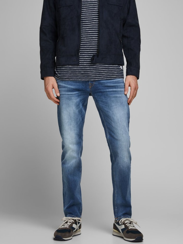 Jack & Jones Comfort Fit Jeans MIKE ORIGINAL JOS Mid Waist Reg Basic in Blau günstig kaufen