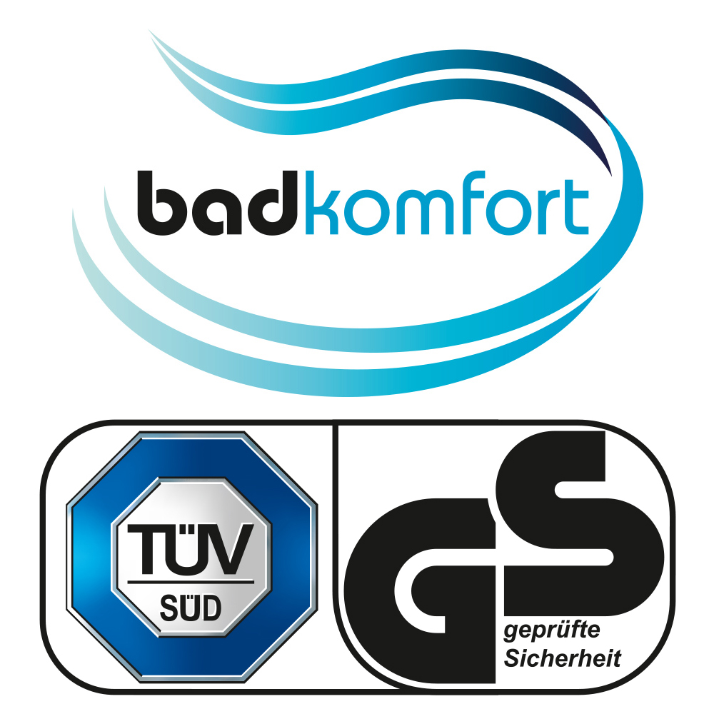 Bad Komfort WC-Sitz Slim Steine mit Blätter