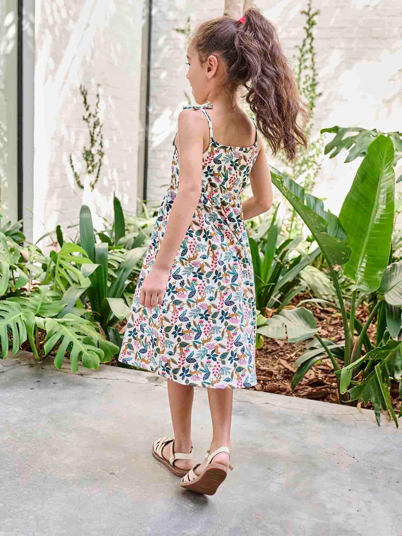 Vertbaudet Mädchen Trägerkleid Oeko-Tex - wollweiß