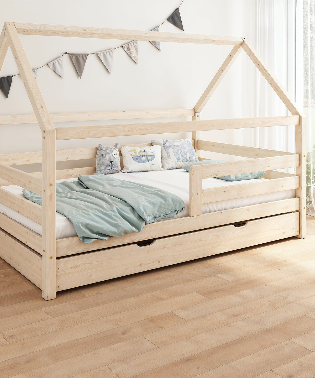 Hausbett Kiefer K3 Natur
