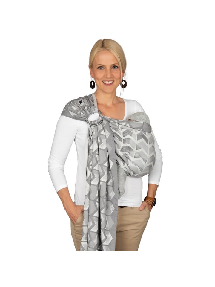 Hoppediz Babytragetuch Ring-Sling kbA in Amsterdam stone günstig kaufen 70 x 200 cm