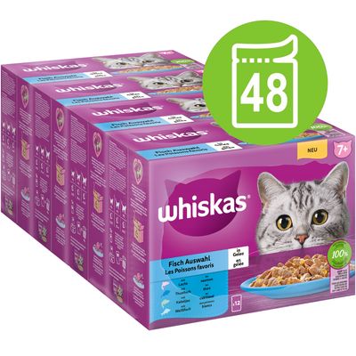 Megapack Whiskas Senior Frischebeutel 48 x 85 g