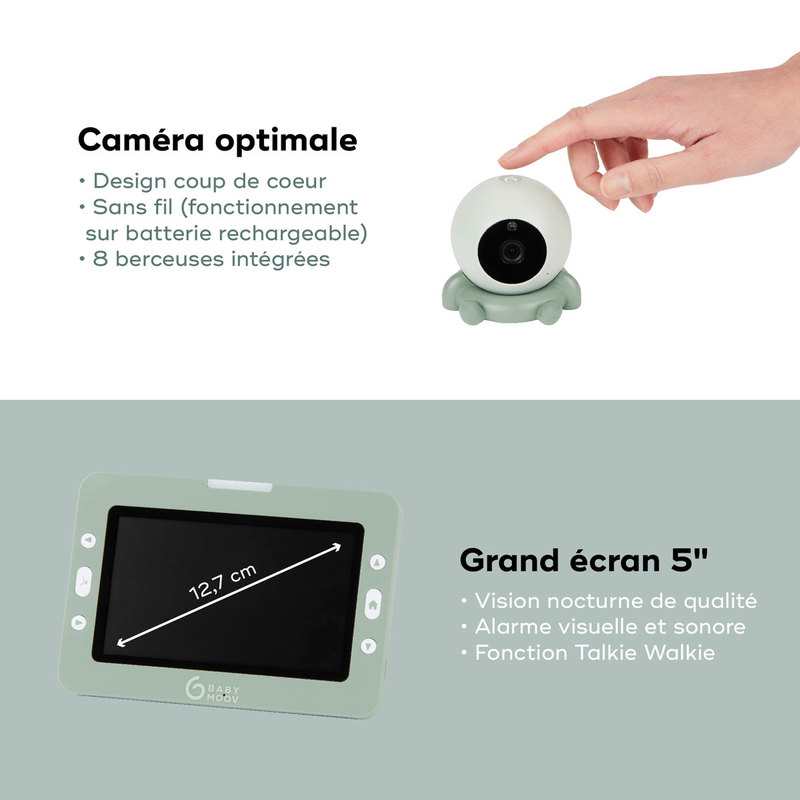 Babyphone vidéo Yoo Go Plus Babymoov