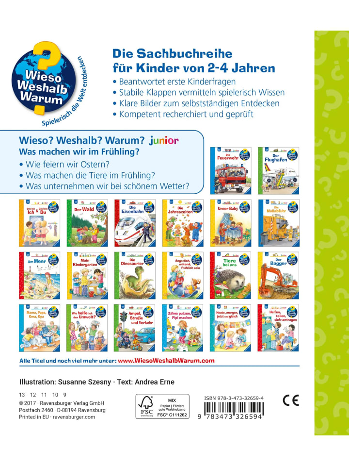 Ravensburger Wieso? Weshalb? Warum? junior, Band 59: Was machen wir im Frühling? günstig kaufen onesize