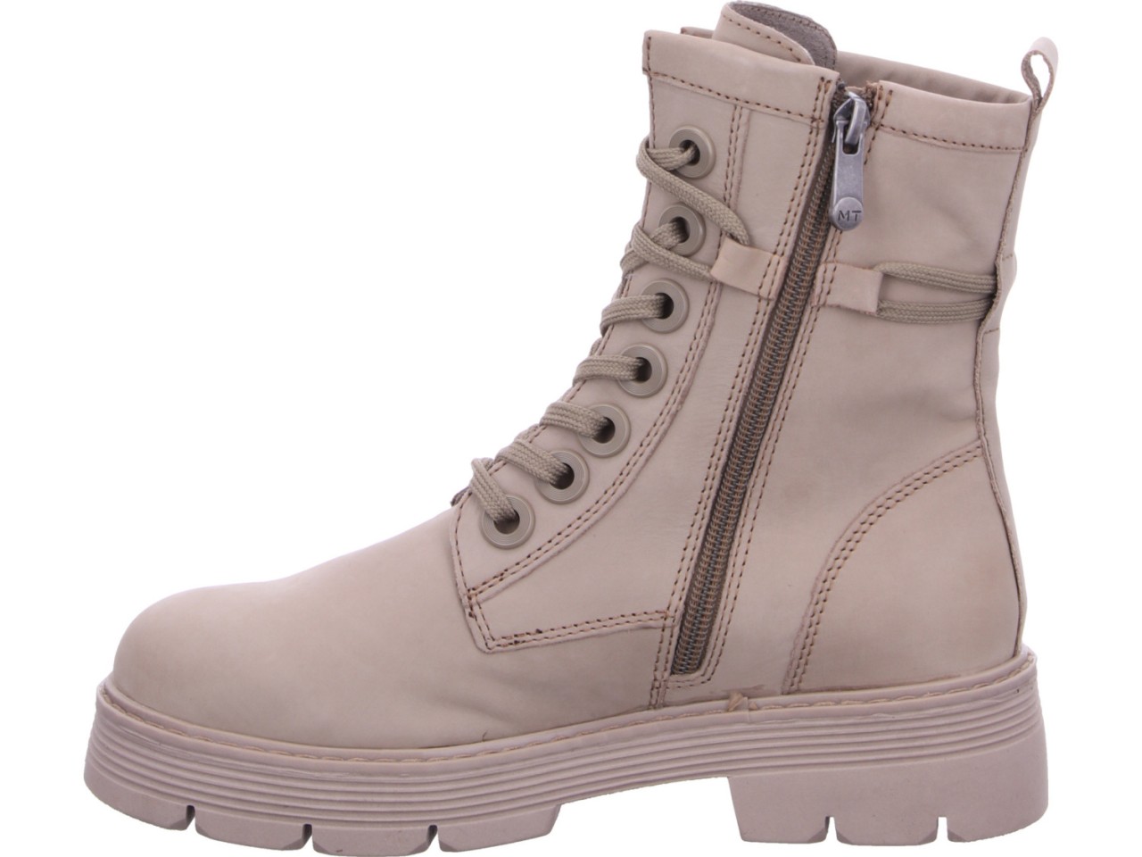 MARCO TOZZI Schnür-Stiefeletten beige
