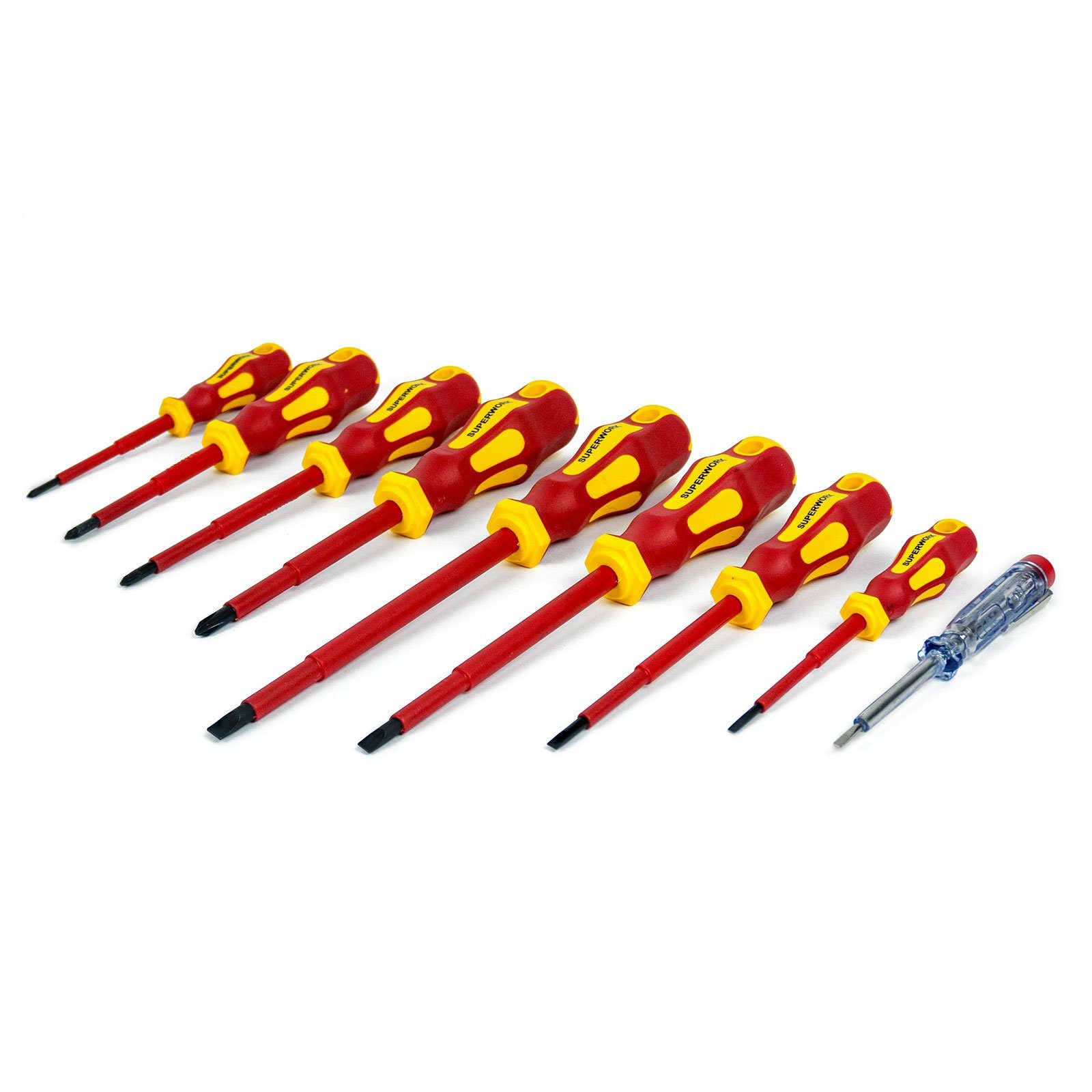 Weber GmbH Schraubendreher VDE Schraubendreher Satz 9-teilig, (Set)