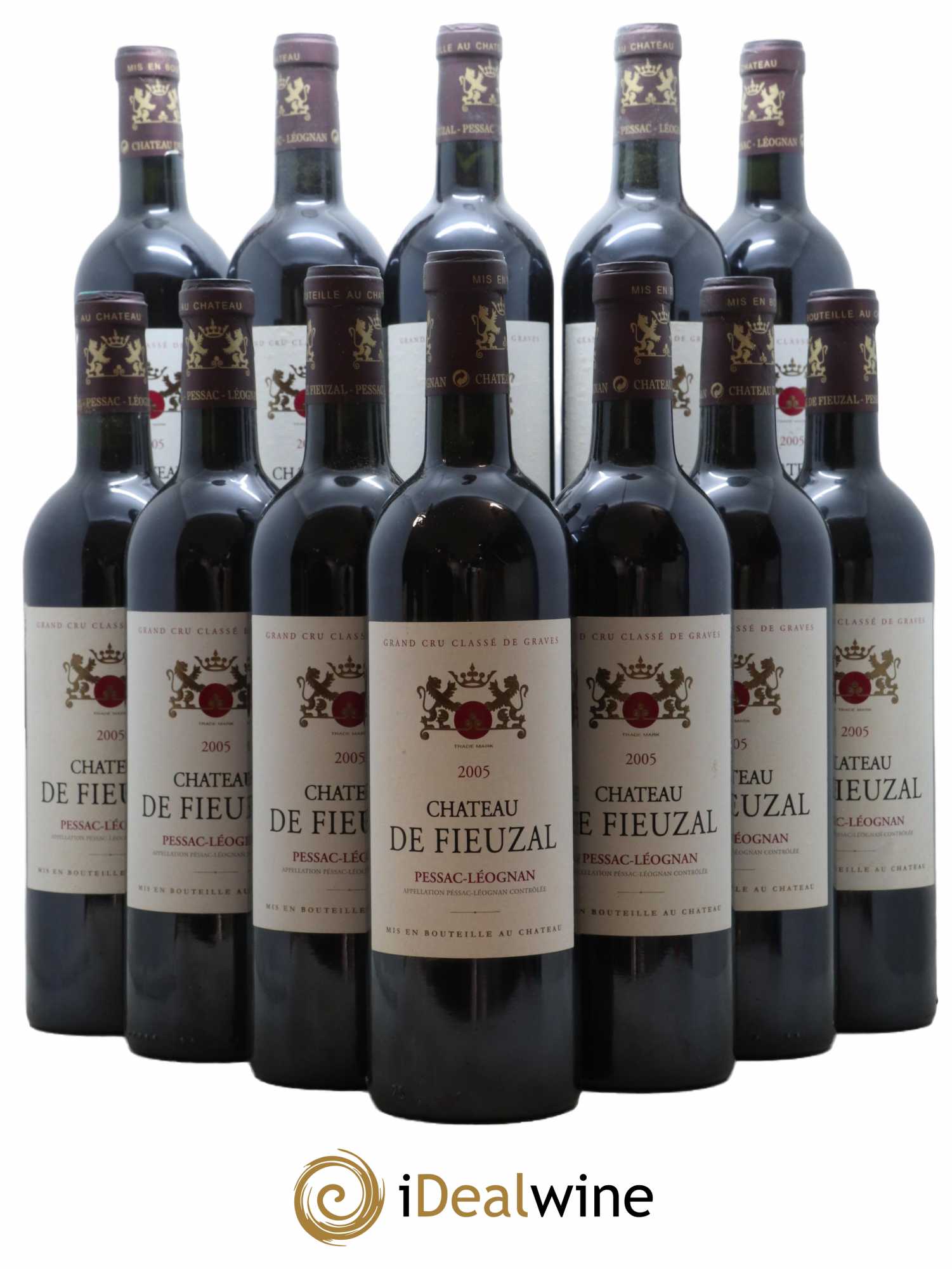 Château de Fieuzal Cru Classé de Graves  2005 - Lot de 12 Bouteilles