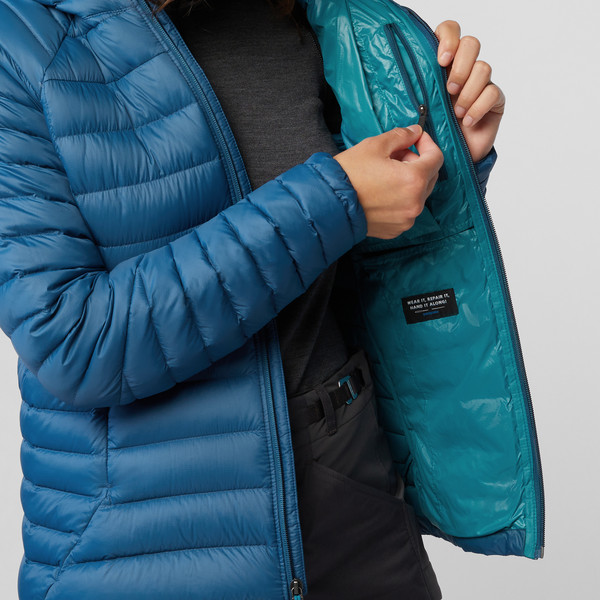 W' S DOWN SWEATER HOODY Damen - Daunenjacke