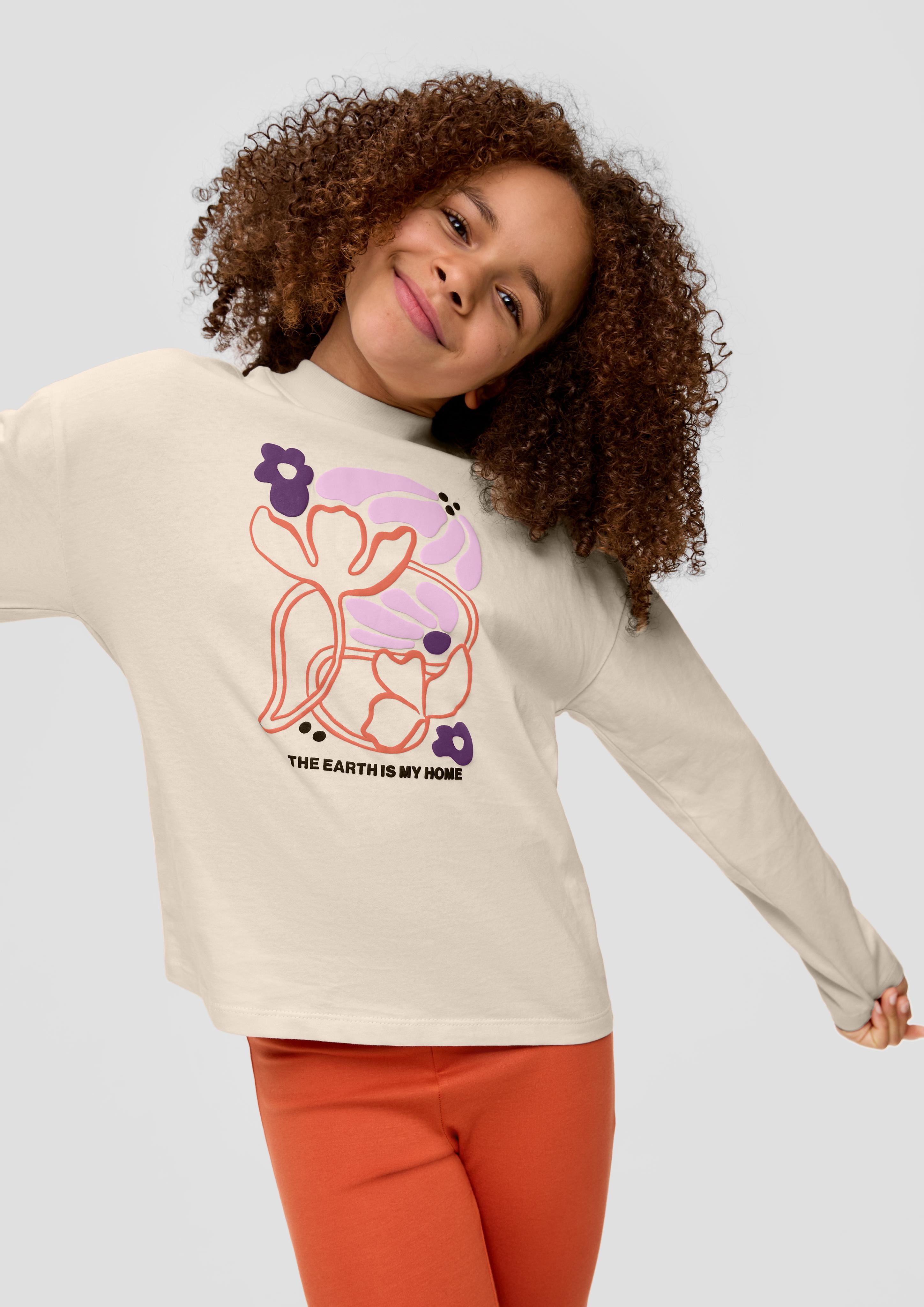 Longsleeve mit Frontprint  2133795-0805