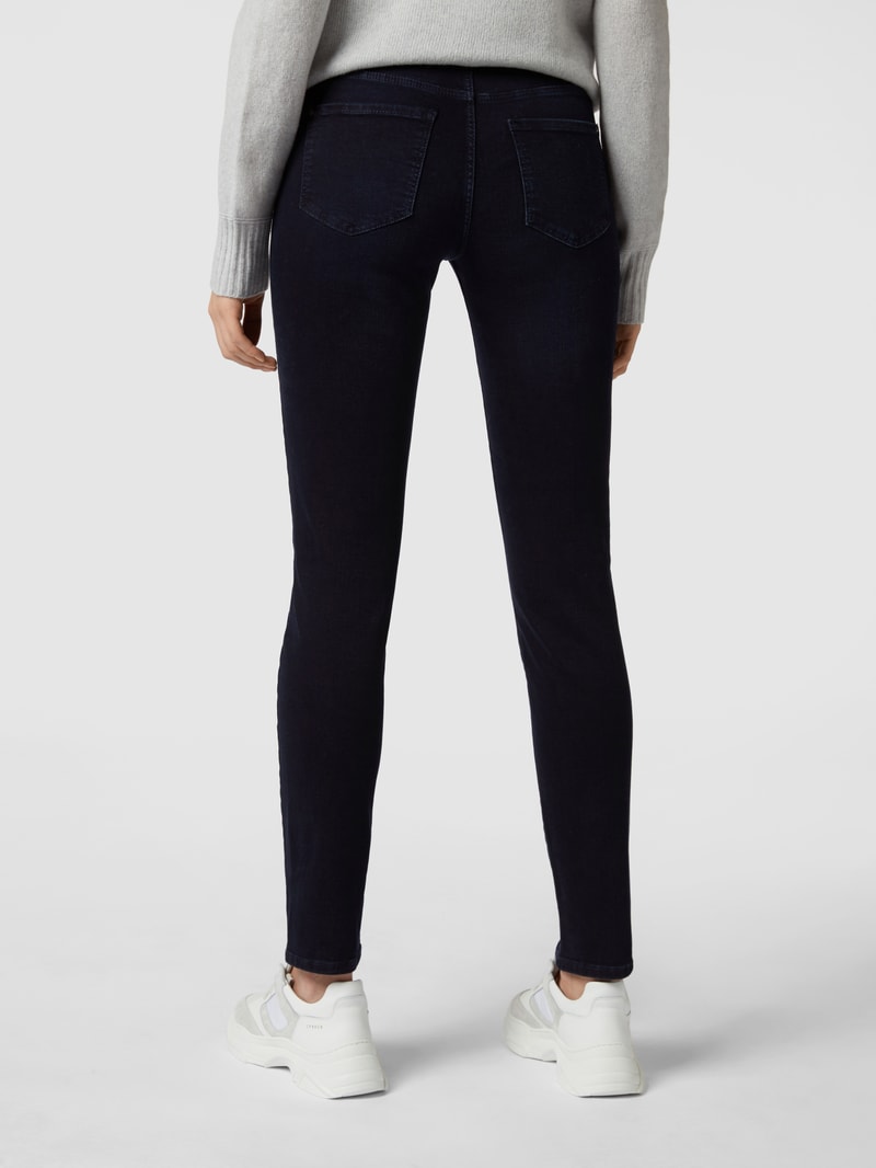Skinny Fit Jeans mit Stretch-Anteil in dunkelblau