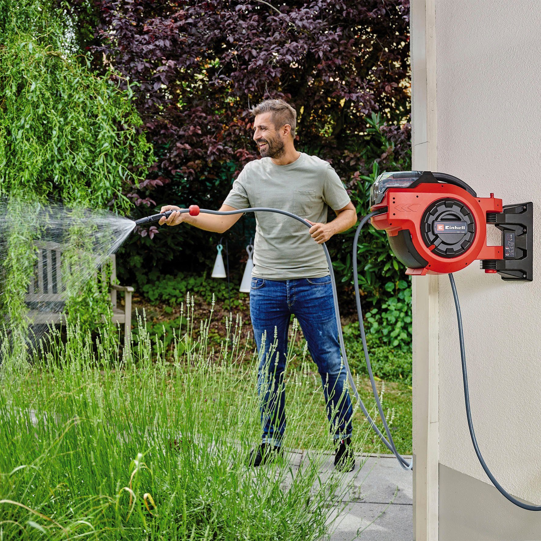 Einhell Schlauchtrommel GE-HR 18/30 Li-Solo, ohne Akku und Ladegerät