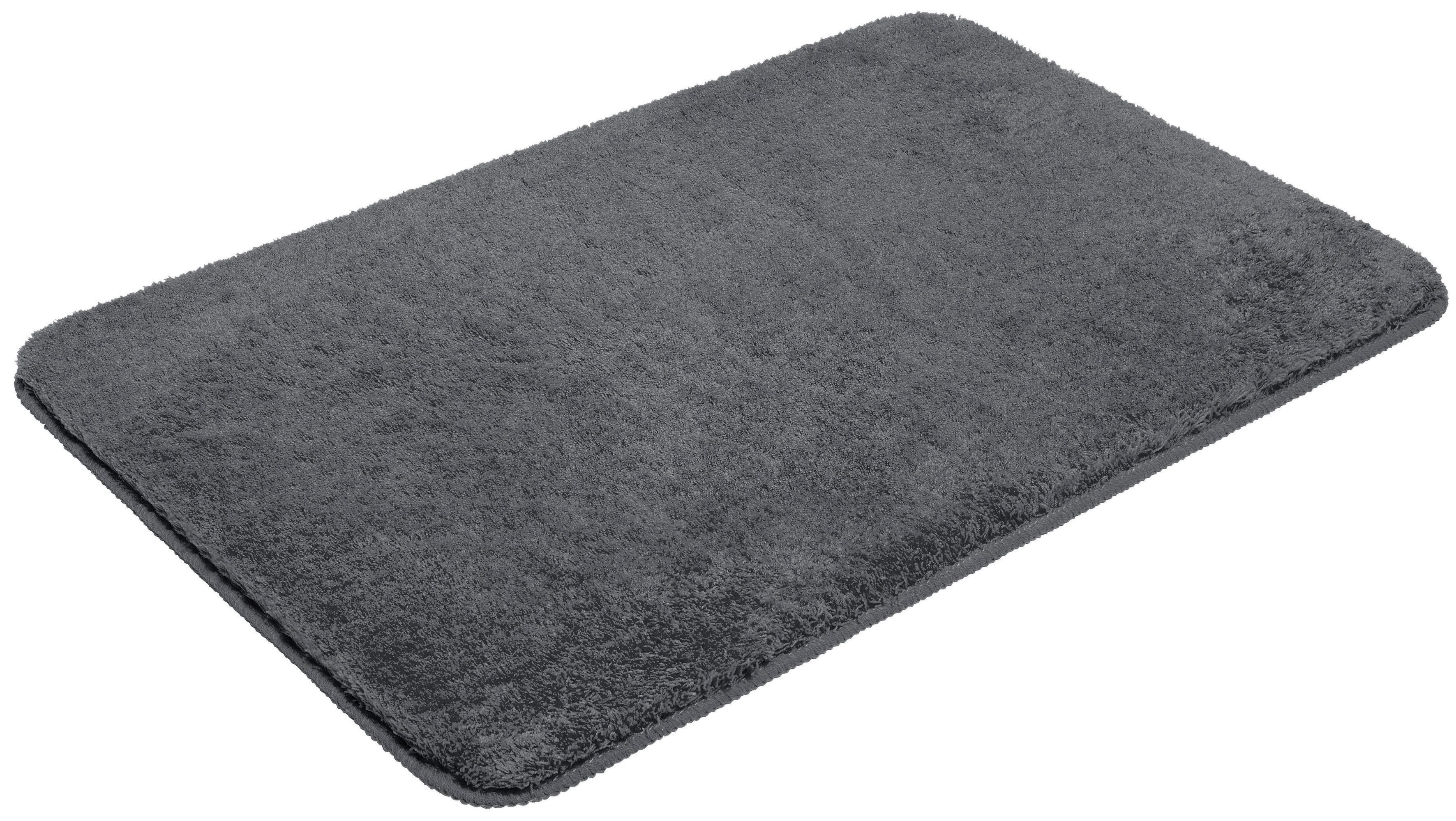 Badematte Merida my home, Höhe 32 mm, rutschhemmend beschichtet, fußbodenheizungsgeeignet, schnell trocknend, strapazierfähig, Kunstfaser, rechteckig, Badteppich, Badematten, unifarben, auch als 2-tlg. Set erhältlich