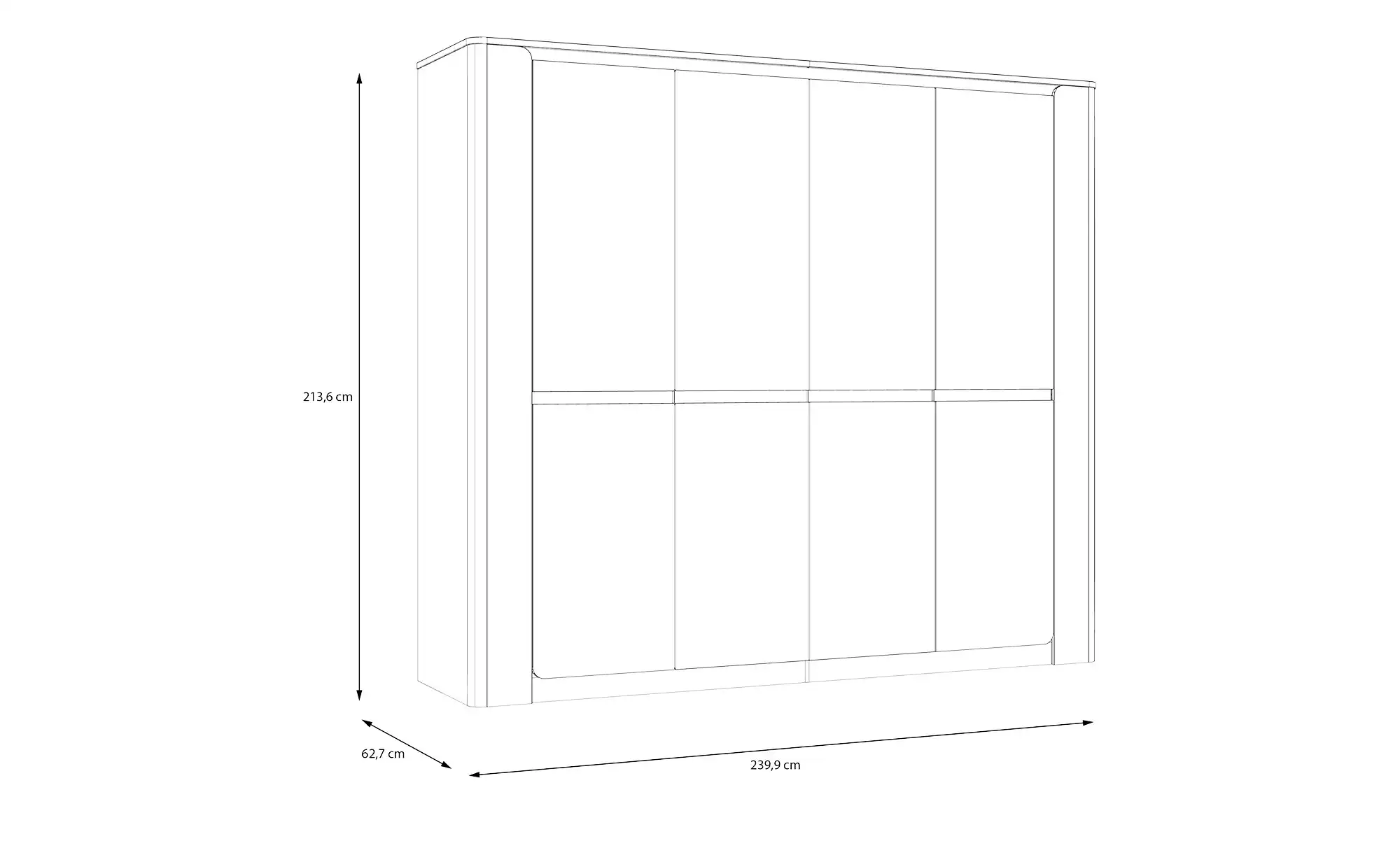 Drehtürenschrank