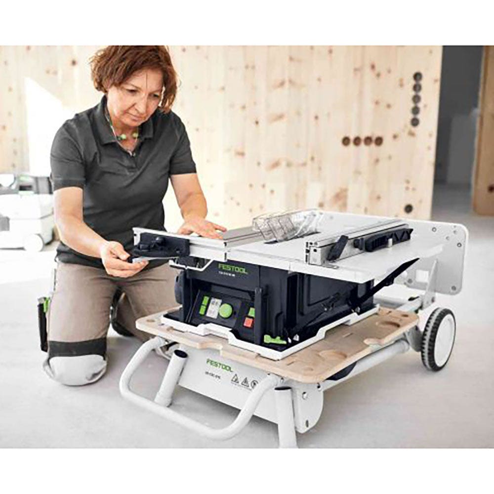 Base móvel para serra Systainer da FESTOOL, compatível com CSC SYS 50 577001