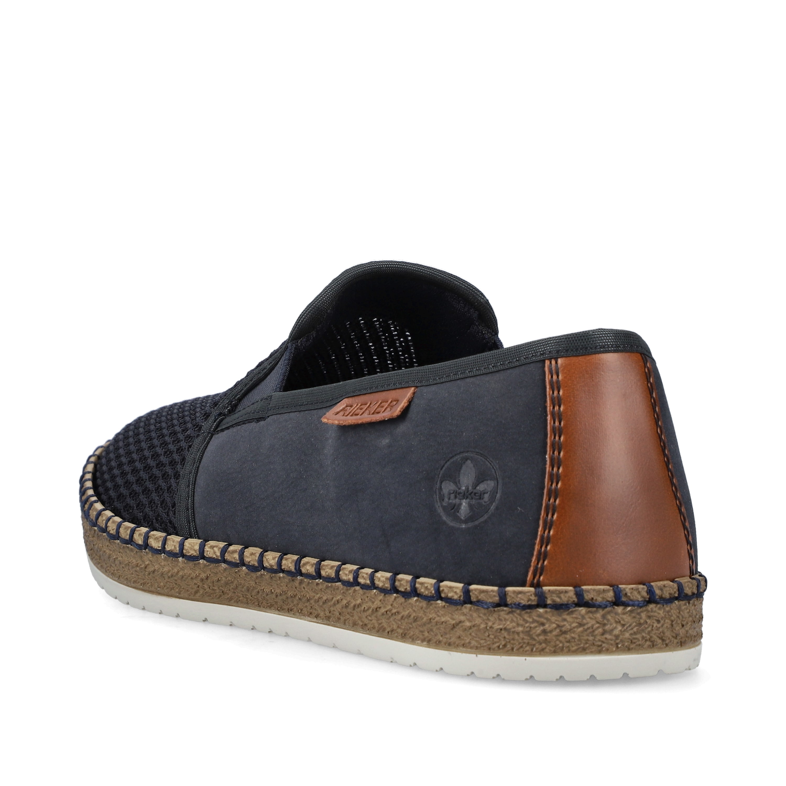Rieker Herren Slipper pazifikblau