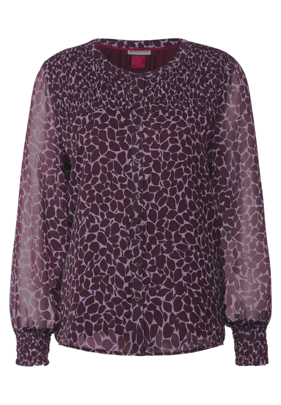Street One Gesmockte Chiffonbluse