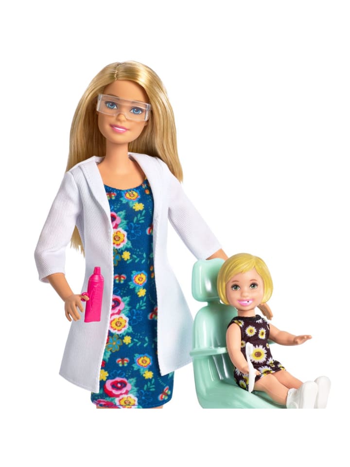 Barbie Barbie Zahnärztin | Spiel-Set mit Möbel, Puppe & Accessoires | Mattel günstig kaufen onesize