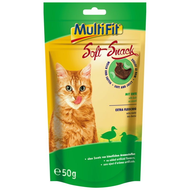 MultiFit Snacks MultiFit Soft Snack 7x50g Ente